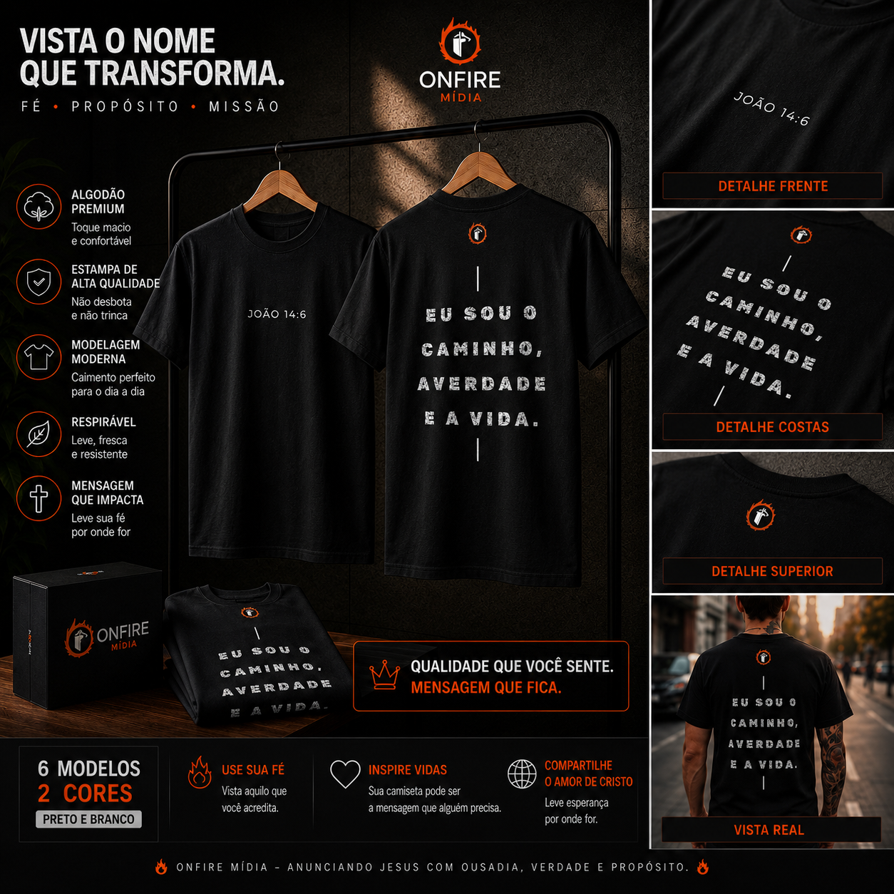CAMISA “JOÃO 14:6”